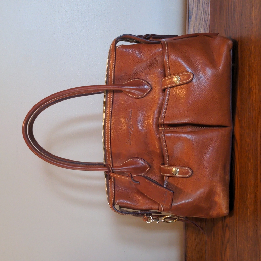 Dooney & Burke Brown Leather Satchel